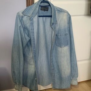 Light blue west 49 denim shirt